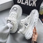 Men's Thick Sole Mesh Sneakers