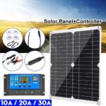 Monocrystalline 20W Solar Panel with Dual USB 18V/5V and Controller - Image 7