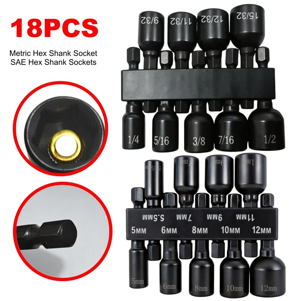 O1CN01wu3Tdj2BgbQnSsNvv_4118508368-0-cib.jpg Magnetic Imperial Hex Socket Set - 9 Piece - Image 1