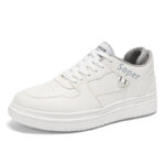 Men's Breathable White Sneakers - Image 5