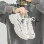 Men's Breathable Thick-Sole Mesh Running Sneakers - Image 4