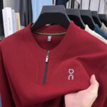 Men's Half-Zip Long-Sleeve Pullover - Image 9