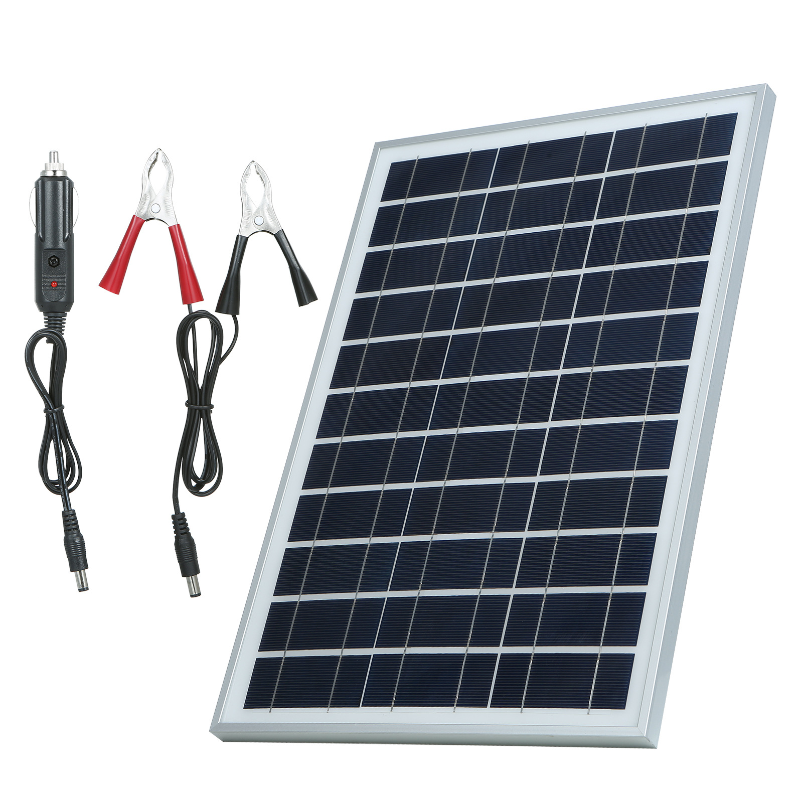 O1CN01z3kZsT2G9EKsEx6IR_4240468972-0-cib.jpg Polycrystalline Solar Panel Kit with Aluminum Frame - 30W/60W/100W - Image 1