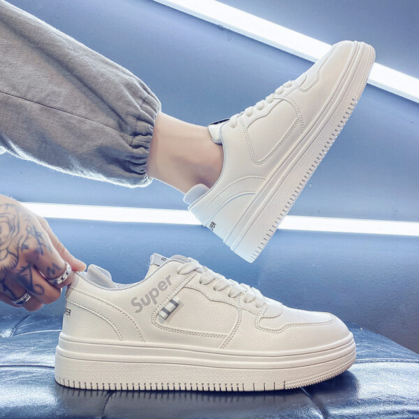 Men's Breathable White Sneakers