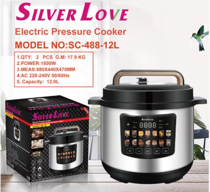 SC-488-12L.png Electric Pressure Cooker – SC-488-12L - Image 1