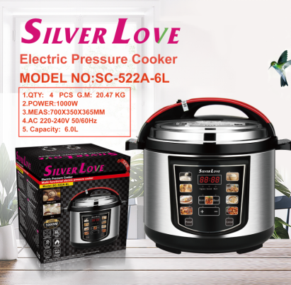 SC-522A-6L.png Electric Pressure Cooker – SC-522A-6L - Image 1