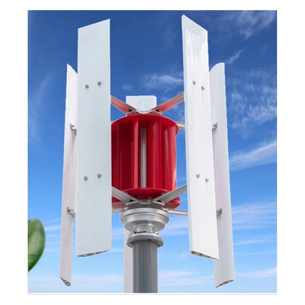 wt-h3-5000w-1.jpg H3 Vertical Axis Wind Turbine 5000W with 2m Pole - Image 1