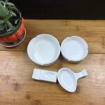 Pure White Hotel Ashtray and Chopstick Rest Set - Image 2