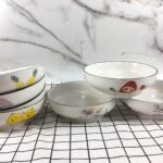 9-Inch Ceramic Soup Bowls - Digital Pattern Series, 30-Piece Box - Image 5