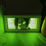Blue Lock Paper Carving Lamp - Anime Character Night Light with Frame, USB/Battery Touch & Remote Options - Image 7