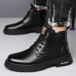 Men's High-Top Martin Boots - Image 2