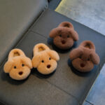 Kids Winter Plush Cartoon Slippers - Image 3
