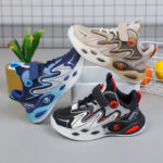 Kids' Leather Non-Slip Basketball Shoes - Boys & Girls Sports Sneakers - Image 3