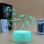 Horse / Cracked Glowing Base USB Battery Remote 16 Color