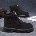 Men's High-Top Martin Work Boots - Image 2