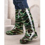 Men's Camouflage High-Tube Rain Boots - Image 4