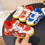 Kids' Cartoon Car-Shaped Sneakers – Non-Slip Soft Sole, Breathable Sports Shoes for Boys - Image 3