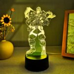1523 Clenched Fist Old Man / Crackle 7 Color Touch + Remote 16 Color