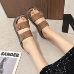 Women's Thick-Sole Double-Strap Non-Slip Sandals - Image 3