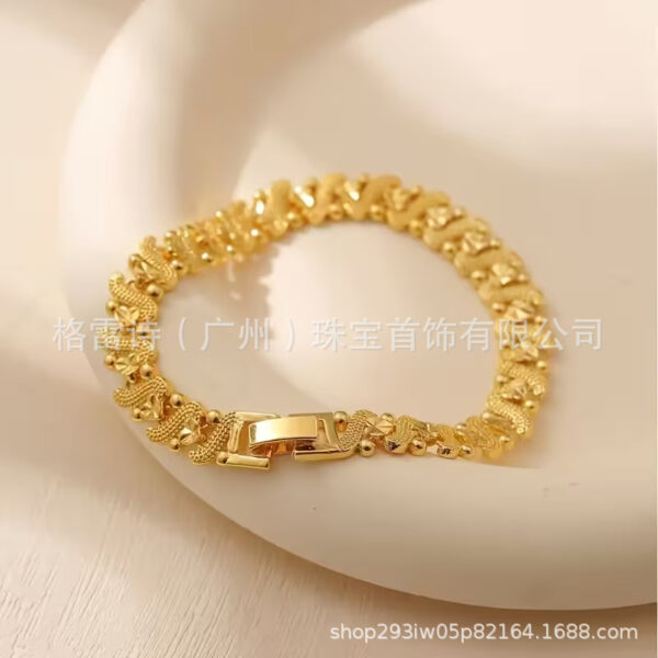 Gold-Plated Cuban Link Bracelet
