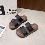 Women's Thick-Sole Double-Strap Non-Slip Sandals - Image 6