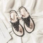 Rhinestone Flip-Toe Women's Summer Sandals - Image 4