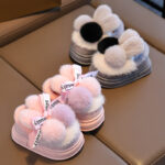 Kids Winter Cotton Indoor Slippers - Image 2