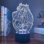 Hatsune Miku 3D LED Night Light Acrylic Bedroom Desk Decoration - Image 3