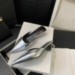 Plus Size Pointed Toe Low Heel Sandals - Image 4