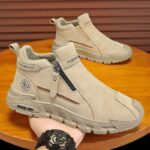 Men's Mid-Top Side-Zip Work Boots