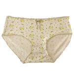 Women's Cotton Briefs Floral Ruffle Trim - Image 5