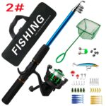 A Green Reel Set With Landing Net