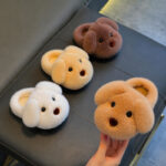 Kids Winter Plush Cartoon Slippers - Image 4