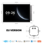 EU Plug 10.1 Inch Smart WiFi Control Panel With OTA Upgrade And Alexa Support