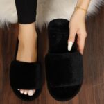 Women's Furry Plush Indoor Slippers - Image 3