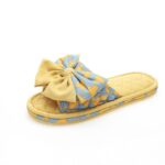 Handmade Bowknot Non-Slip Indoor Slippers - Image 5