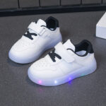 Kids LED Light-Up Low-Top Sneakers – Waterproof Casual Shoes - Image 8