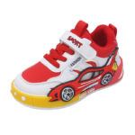 Kids' Cartoon Car-Shaped Sneakers – Non-Slip Soft Sole, Breathable Sports Shoes for Boys - Image 5
