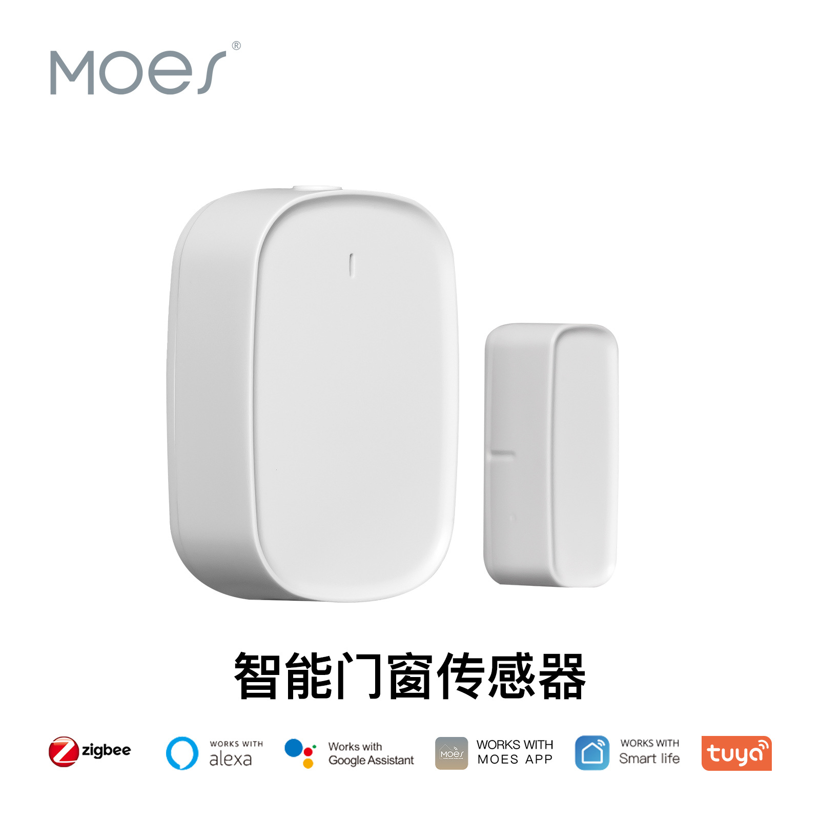 O1CN01IilVvR1WerbJhlU3m_2210097392814-0-cib.jpg ZigBee Door Window Contact Sensor - Image 1