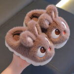 Dark Brown Slippers / 40 41 (Fits Foot Size 39 40