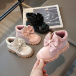 Kids Bow Ankle Boots - Image 2