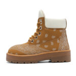 Men's High-Top Paisley Platform Martin Boots - Image 5