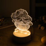 Rose / USB 7 Color Touch Switch (black Base