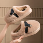 Women's Winter Plush Furry Slippers - Image 3