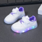 Kids LED Light-Up Low-Top Sneakers – Waterproof Casual Shoes - Image 9