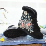 Women's Winter Quilted High-Heel Boots - Image 2