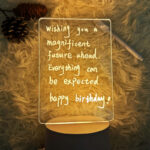 DIY LED Message Board Night Light with Erasable Writing Surface - Image 2
