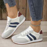 Women's Lightweight Breathable Lace-Up Running Sneakers - Image 7