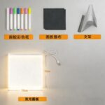 Small 15x15cm / USB Port + 7 Pens + Eraser Cloth + Stand