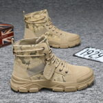 Men's Camouflage High-Top Martin Boots - Image 4